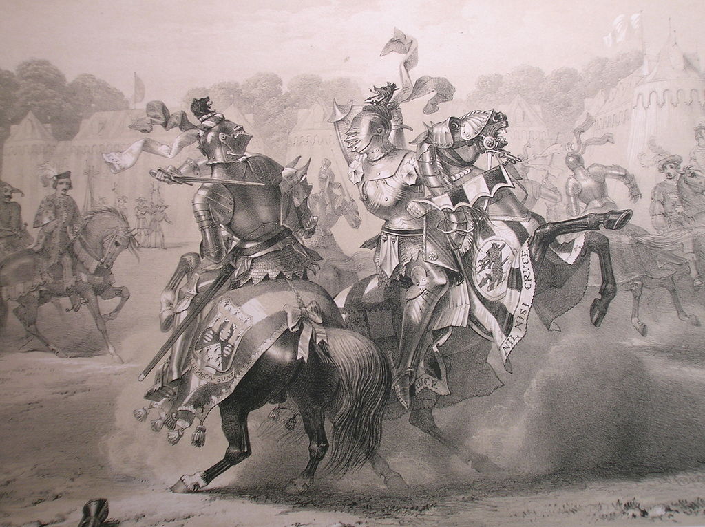 the_joust_between_the_lord_of_the_tournament_and_the_knight_of_the_red_rose